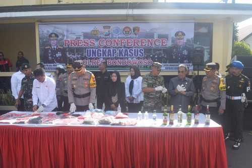 Selama Ramadhan, Polres Bondowoso Berhasil Ungkap Puluhan Kasus Hasil Operasi Pekat