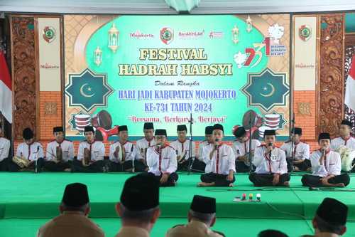 Festival Hadrah Habsyi Semarakan Hari Jadi Kabupaten Mojokerto Ke- 731